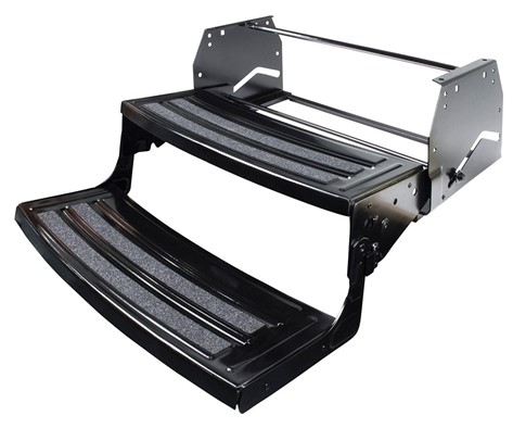 Lippert 432682 Radius Double Manual Pull-Out Entry Step